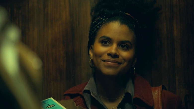 Zazie Beetz as Sophie Dumond smiling in Joker