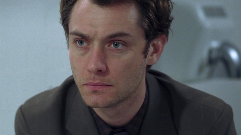 Jude Law as Dan staring in Closer