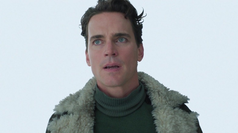 Matt Bomer as Larry Trainor looking up in Doom Patrol