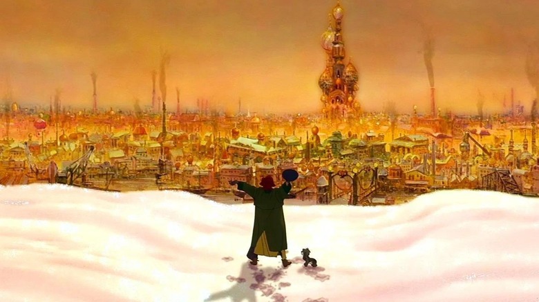 Meg Ryan as Anastasia, coming home in Anastasia
