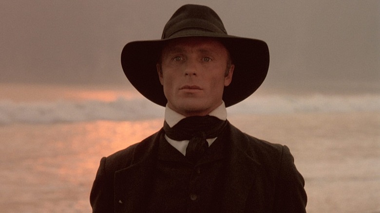 Ed Harris as Walker, surveying his new kingdom in Walker