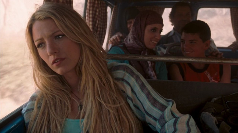 Blake Lively as Bridget sitting in a van in The Sisterhood of the Traveling Pants