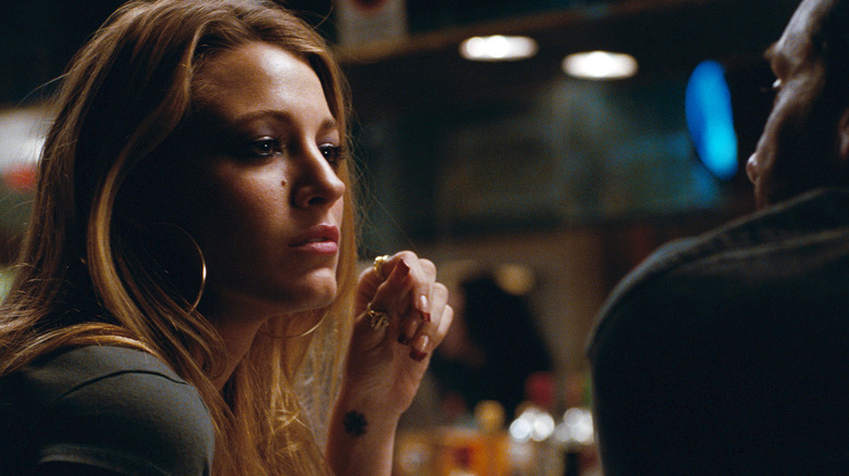 Blake Lively as Kris talking to Ben Affleck as Doug in The Town