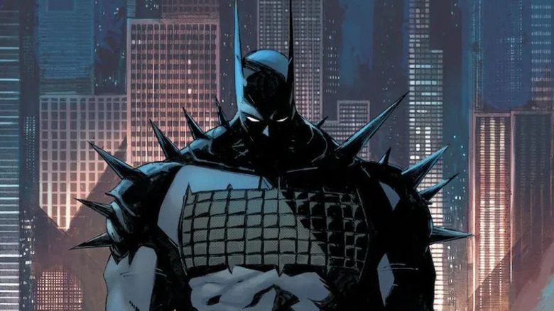 Absolute Batman stands with Gotham at his back