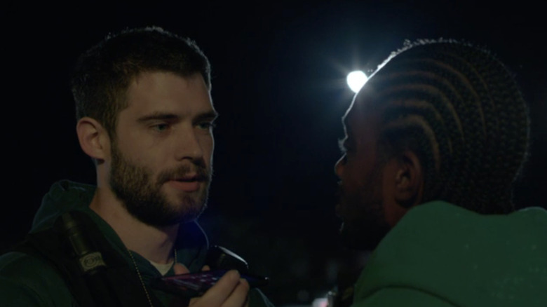 David (David Corenswet) making an arrest in We Own This City