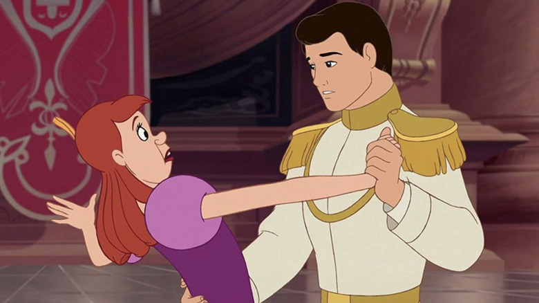 Anastasia Tremaine dancing with Prince Charming in Cinderella III: A Twist in Time