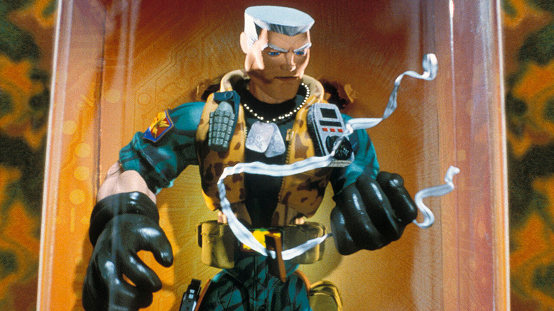 Chip Hazard escapes his packaging in Small Soldiers