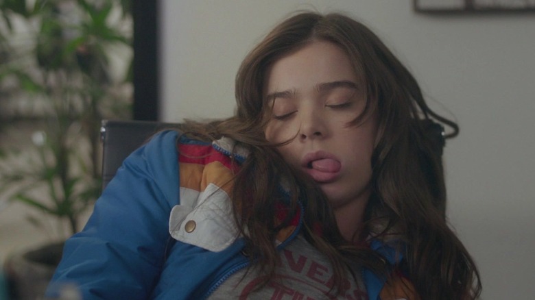 Hailee Steinfeld as Nadine playing dead in The Edge of Seventeen