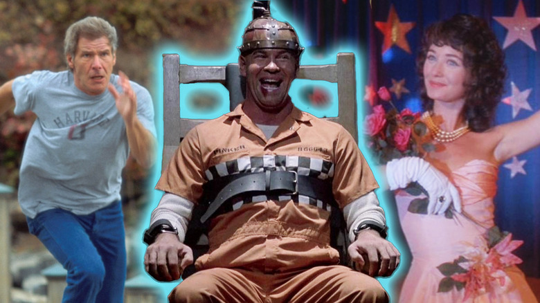 Mitch Pileggi as Horace Pinker in Shocker surrounded by shots from What Lies Beneath and Hello, Mary Lou: Prom Night II