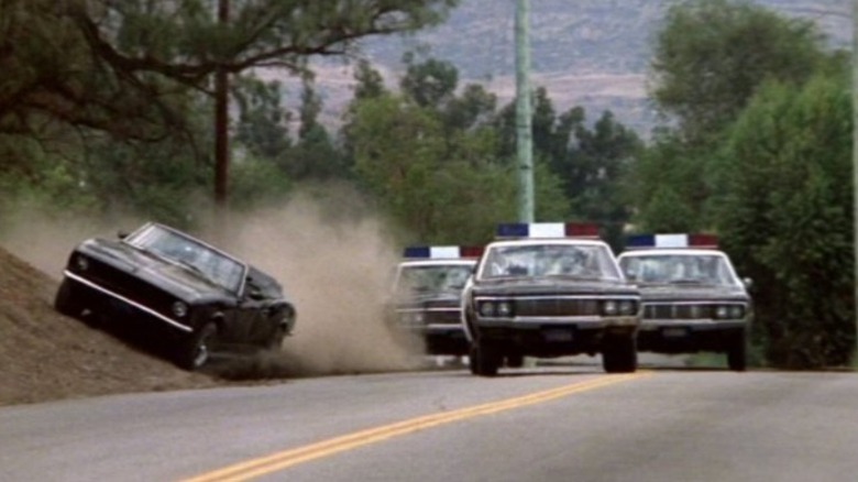 the possessed car being chased by cops in Crash!