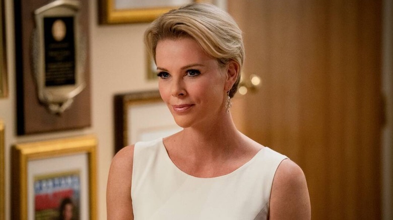 Charlize Theron as Megyn Kelly in Bombshell.