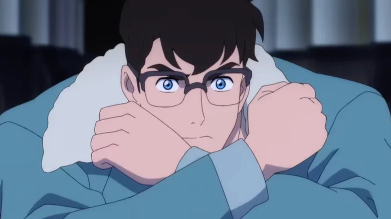 Clark Kent (Jack Quaid) protects himself in My Adventures with Superman