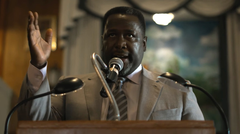 Wendell Pierce's Reverend Tillman preaching in Burning Cane