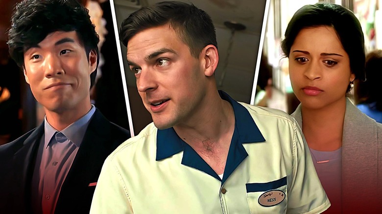 Eugene Lee Yang as Theo in Brooklyn Nine-Nine, MatPat as a waiter in Five Nights at Freddy's, and Lilly Singh as Cathy in Bad Moms
