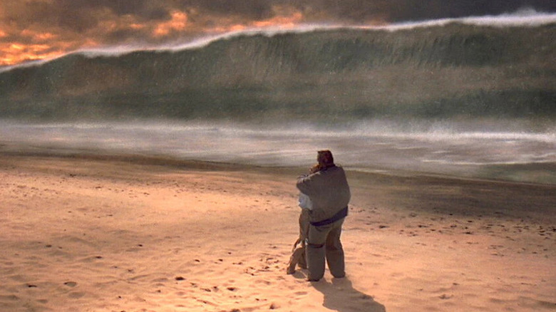 A big wave strikes in Deep Impact