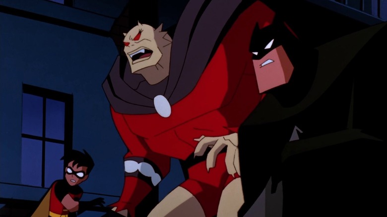 Robin, Etrigan, and Batman