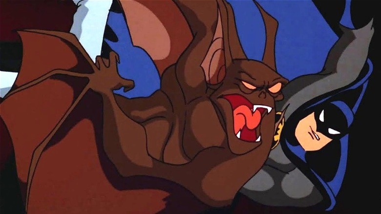 Man-Bat barrels into Batman