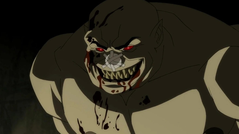 Gary Anthony Williams as Mutant Leader smiles in The Dark Knight Returns
