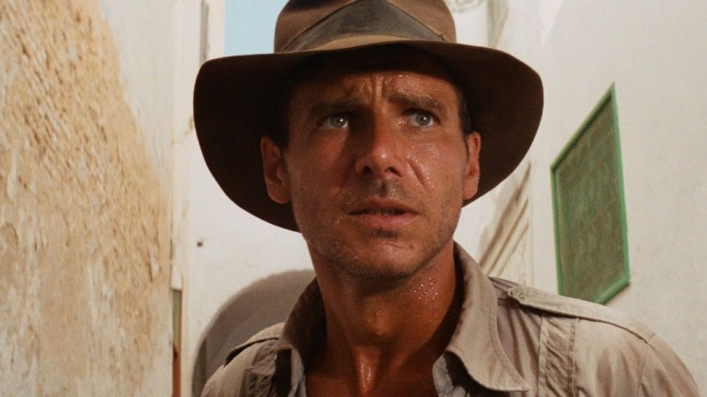 Indiana Jones looking concerned