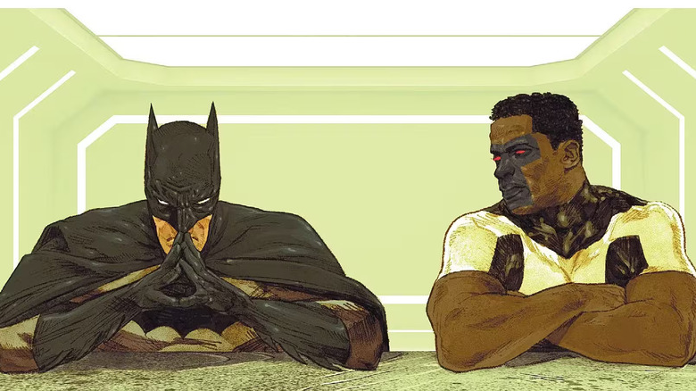 Mr. Terrific watches Batman think in DC Comics