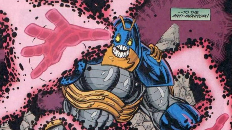 The Anti-Monitor prepares an energy blast in The Flash (vol. 2) #149