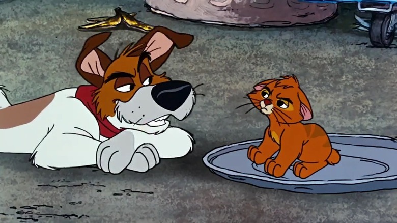 Dodger and Oliver in Oliver & Company