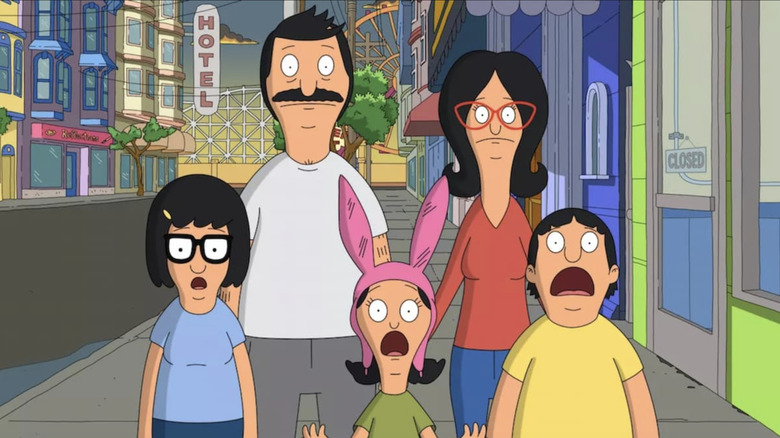 The Belcher Family in The Bob's Burgers Movie