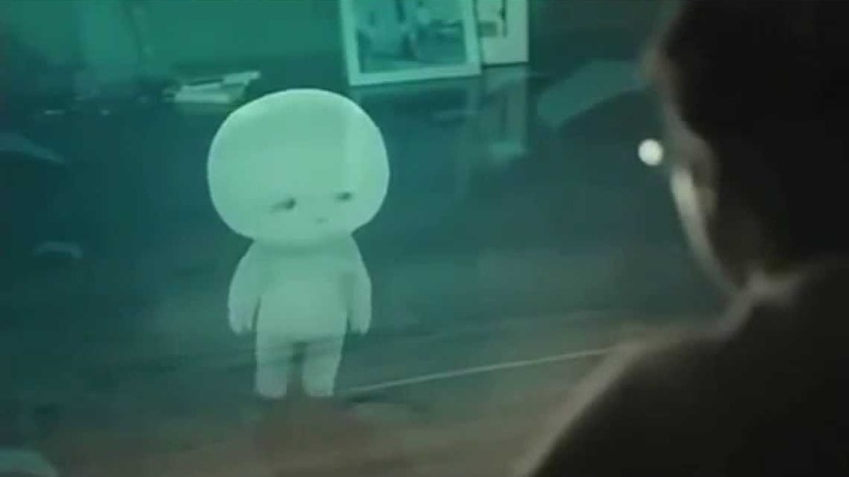 Alien Child looking tired in Her