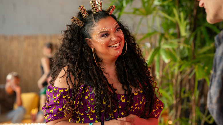 Mavis (Michelle Buteau) smiling on Survival of the Thickest