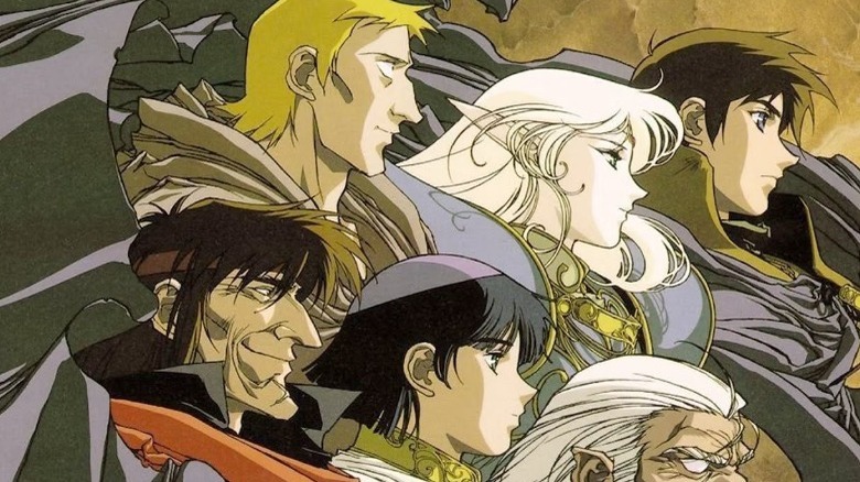 Deedlit centered among heroes