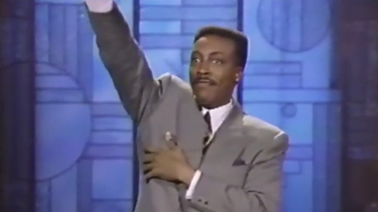 Arsenio Hall hosting his talk show