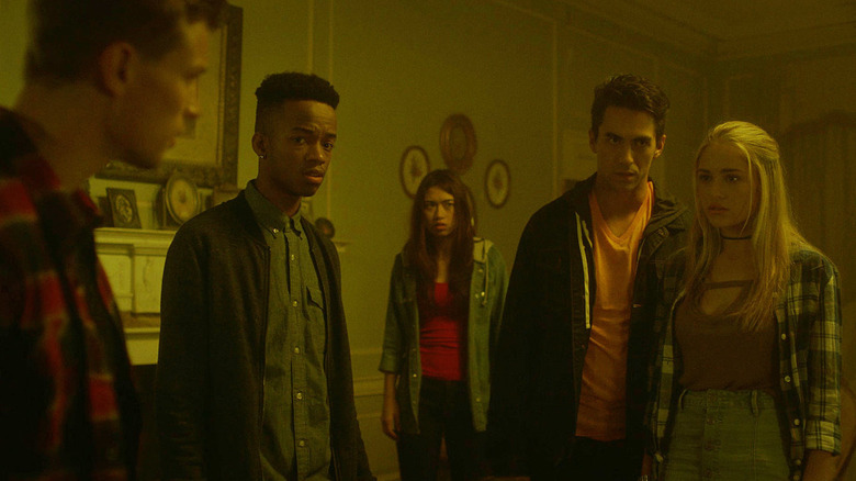 A group of friends realize they've made a bad decision