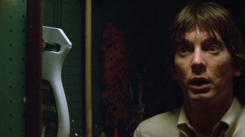 scared guy broom closet