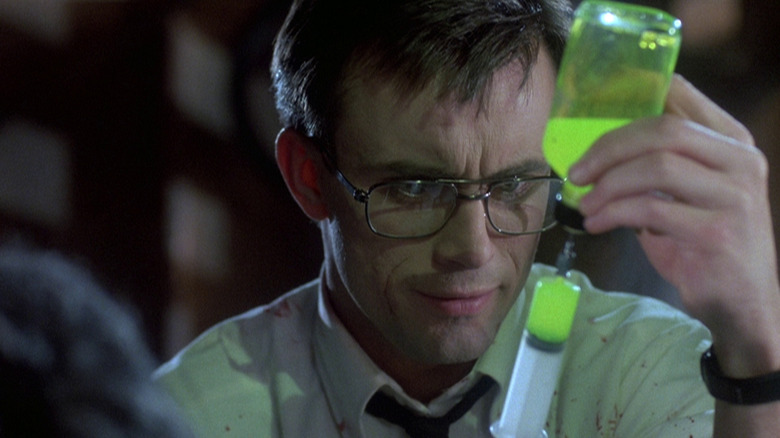 Jeffrey Combs as Herbert West in Re-Animator