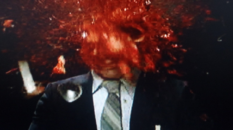 David Cronenberg uses his body horror expertise to blow up a head in Scanners