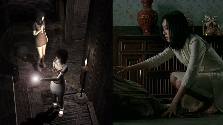 Still from Fatal Frame II: Crimson Butterfly/Still from A Tale of Two Sisters