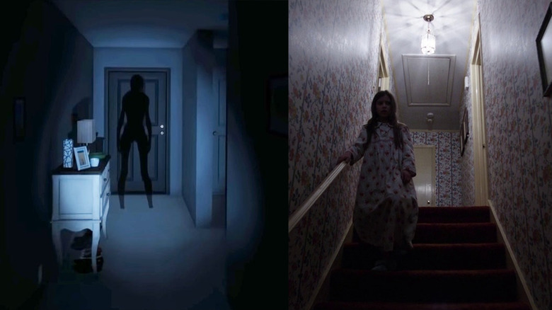 Still from Phasmaphobia/Still from The Conjuring