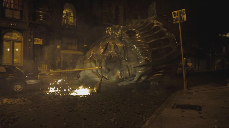 Statue of Liberty head in Cloverfield