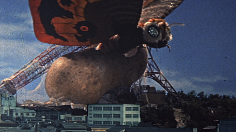 Mothra emerges from her cocoon