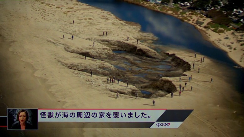 Monster footprint in Pacific Rim