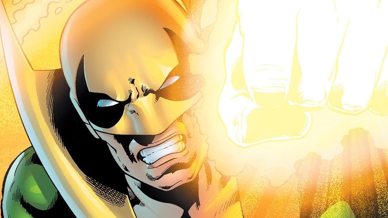 Iron Fist's fist glowing up