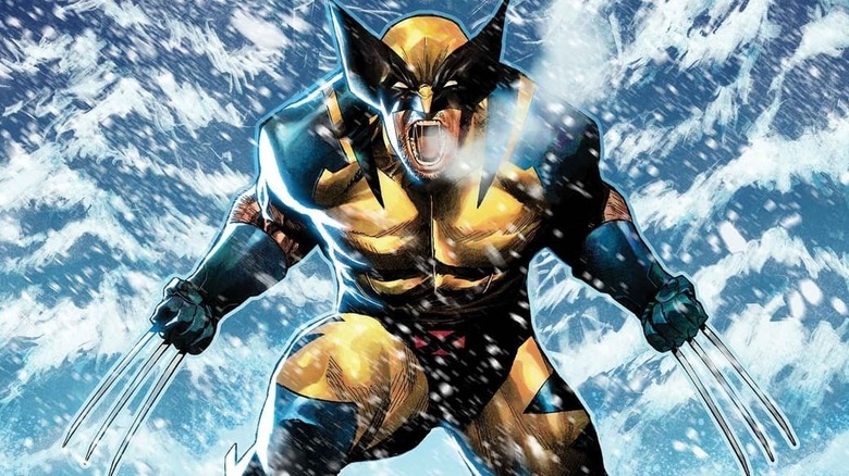 Wolverine growling and unsheathing his claws in Wolverine #1