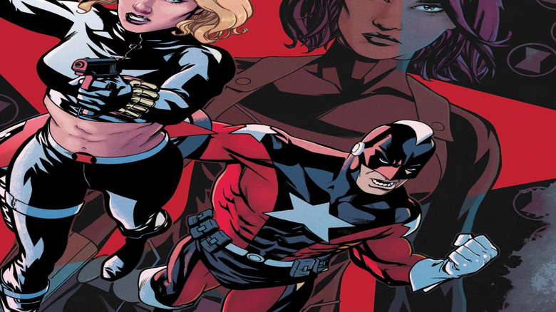 Yelena Belova with Natasha Romanoff behind her