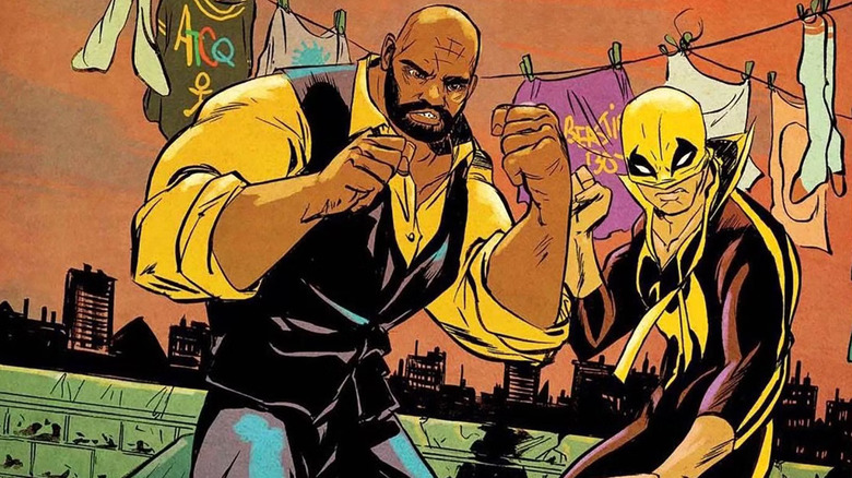 Cover art for Power Man and Iron Fist (2026) #6 by Sanford Greene