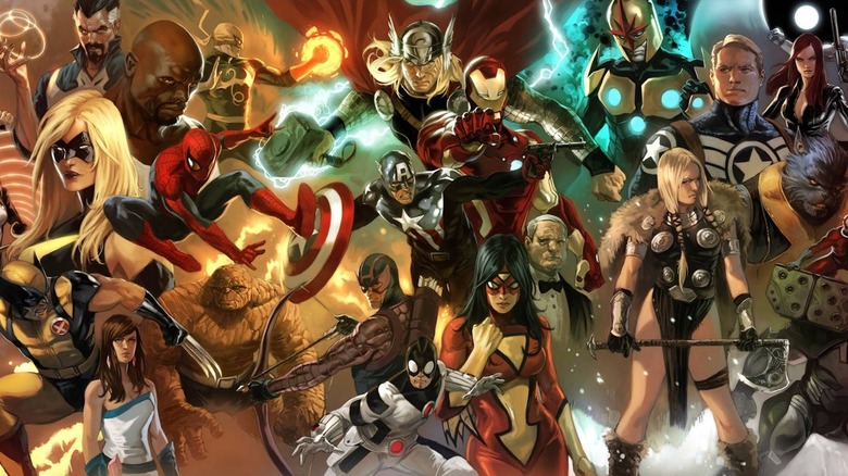 Variant cover for Avengers (2010) #7 by Marko Djurdjević