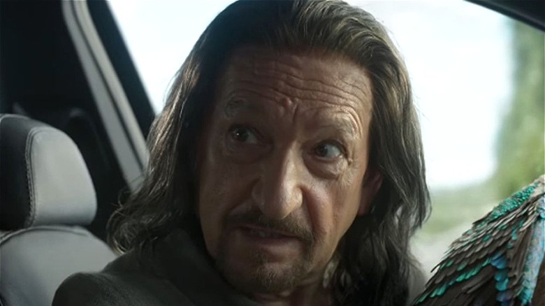 Ben Kingsley as Trevor Slattery keeps on going