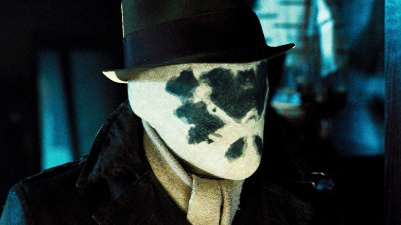 Rorschach wearing a hat