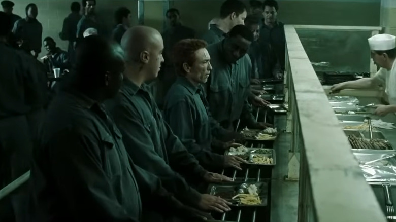 Rorschach in prison cafeteria line