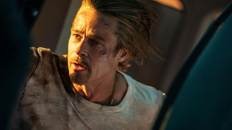 Brad Pitt as Ladybug in Bullet Train