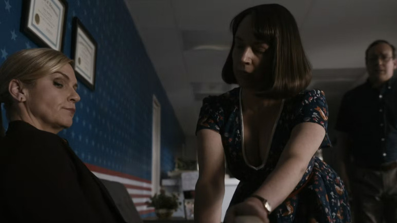 Rhea Seehorn and Julie Ann Emery in Better Call Saul